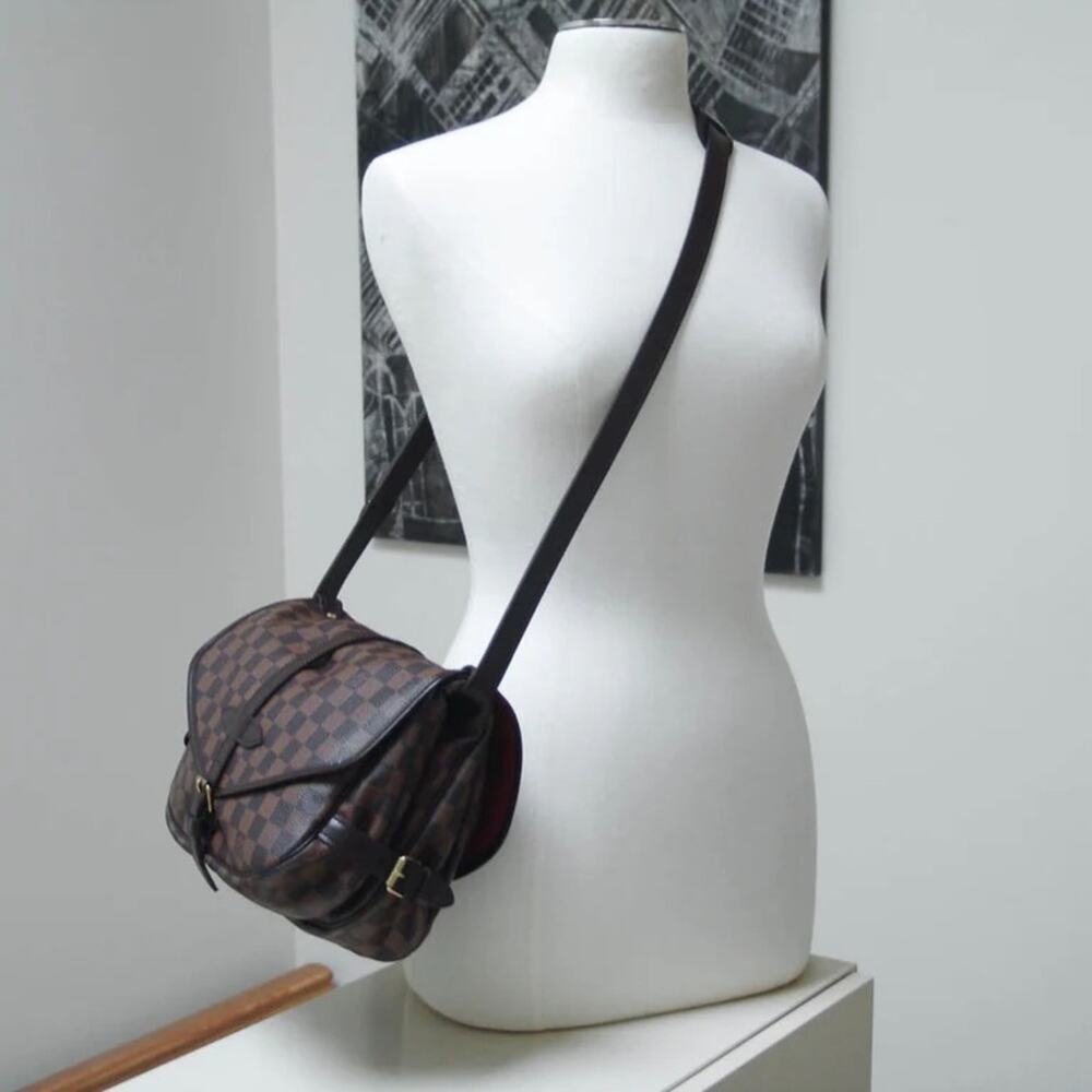 Authentic Louis Vuitton Damier Saumur 30 Messenger Shoulder Bag MB1024 - Picture 13 of 13